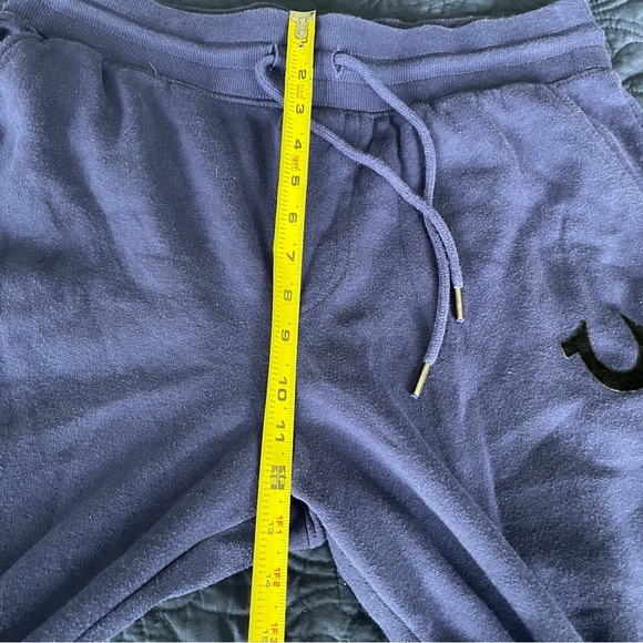 True Religion royal Blue Classic Logo Jogger Joggers Sweatpants Sz M - Picture 10 of 12